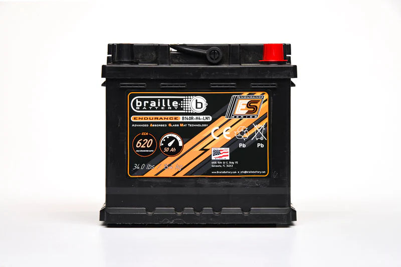 Braille Endurance AGM Battery Group Size 140R H4 LN1