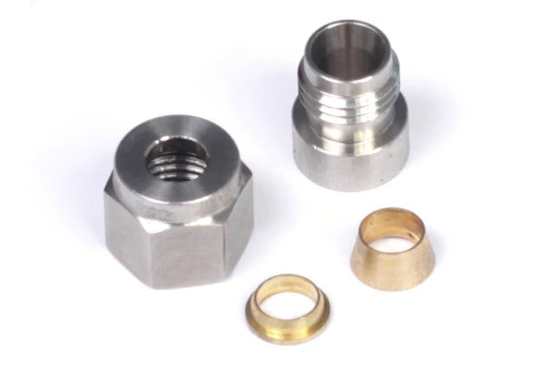 1/4" Stainless Steel Weld-on Kit - inc Nut and Ferrule