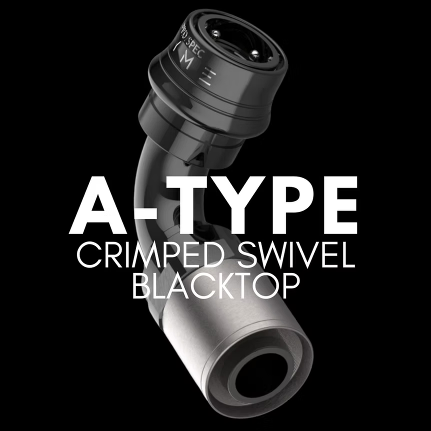 Dyme PRO/SPEC A-Type Crimped Swivel (BLACK TOP)