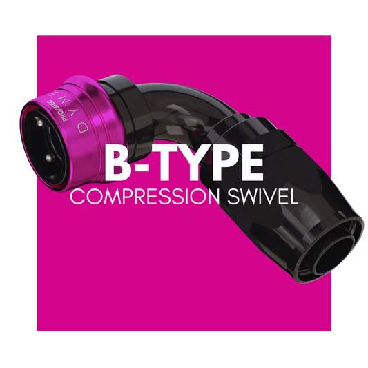 Dyme PRO/SPEC B-Type Reusable Swivel (PS PURPLE)