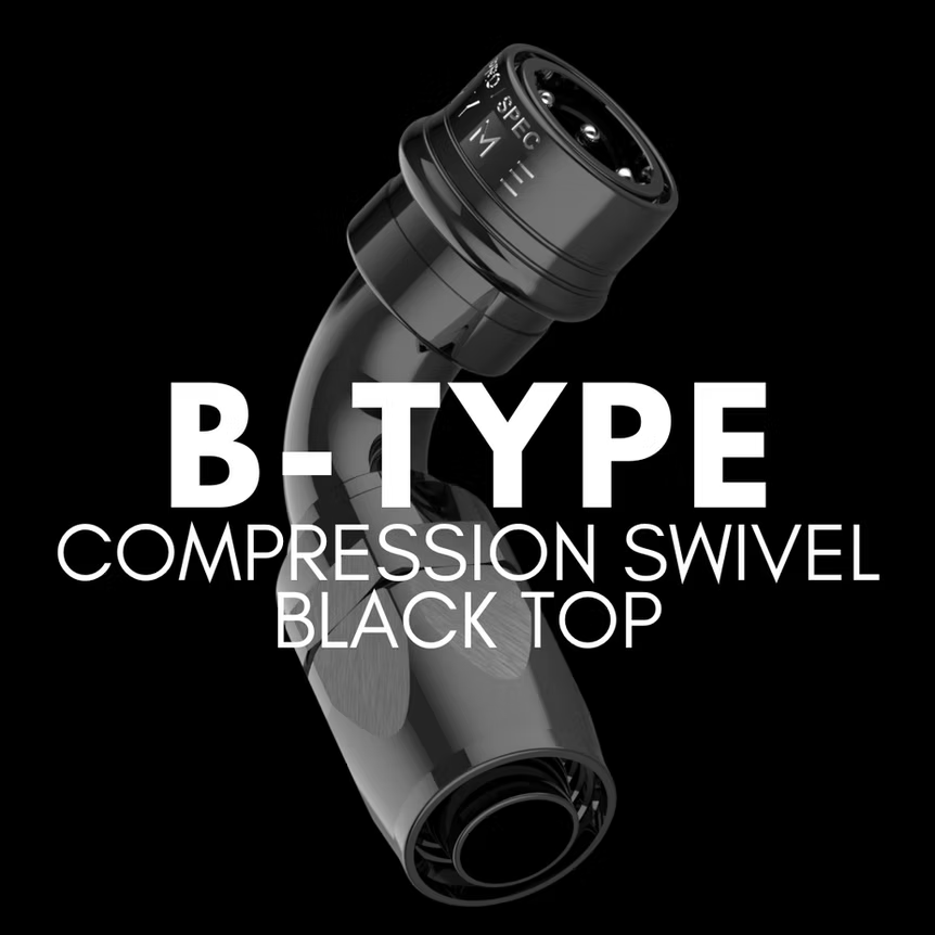 Dyme PRO/SPEC B-Type Reusable Swivel (BLACK TOP)