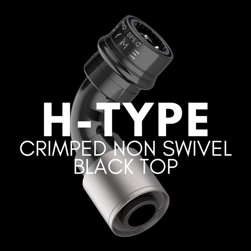 Dyme PRO/SPEC H-Type Ultra Sport Crimp-On (BLACK TOP)
