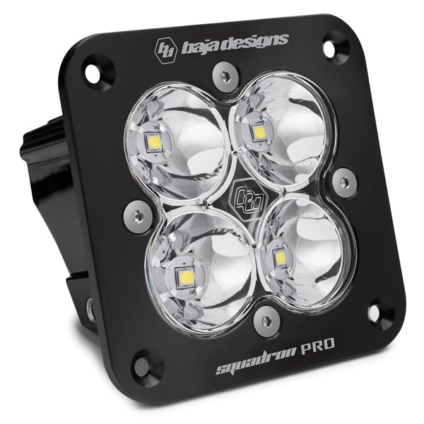 Squadron Pro Black Flush Mount LED Auxiliary Light Pod - Universal