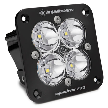 Squadron Pro Black Flush Mount LED Auxiliary Light Pod - Universal