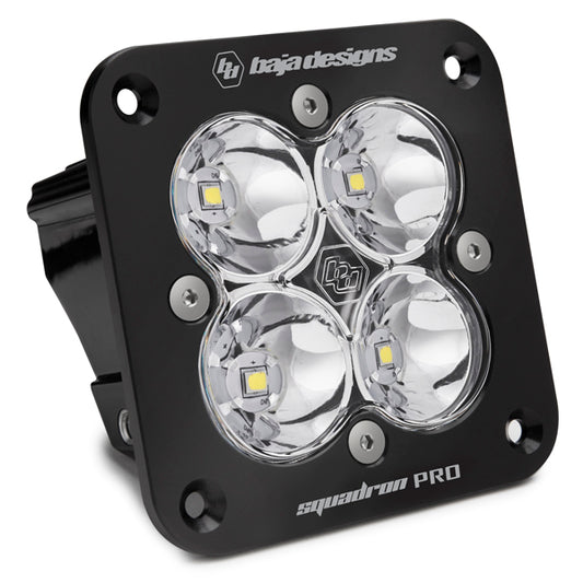 Squadron Pro Black Flush Mount LED Auxiliary Light Pod - Universal