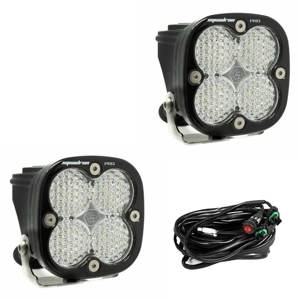 Squadron Pro Black LED Auxiliary Light Pod Pair - Universal