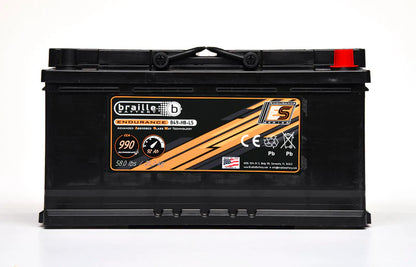 Braille Endurance AGM Battery Group Size 49 H8 L5