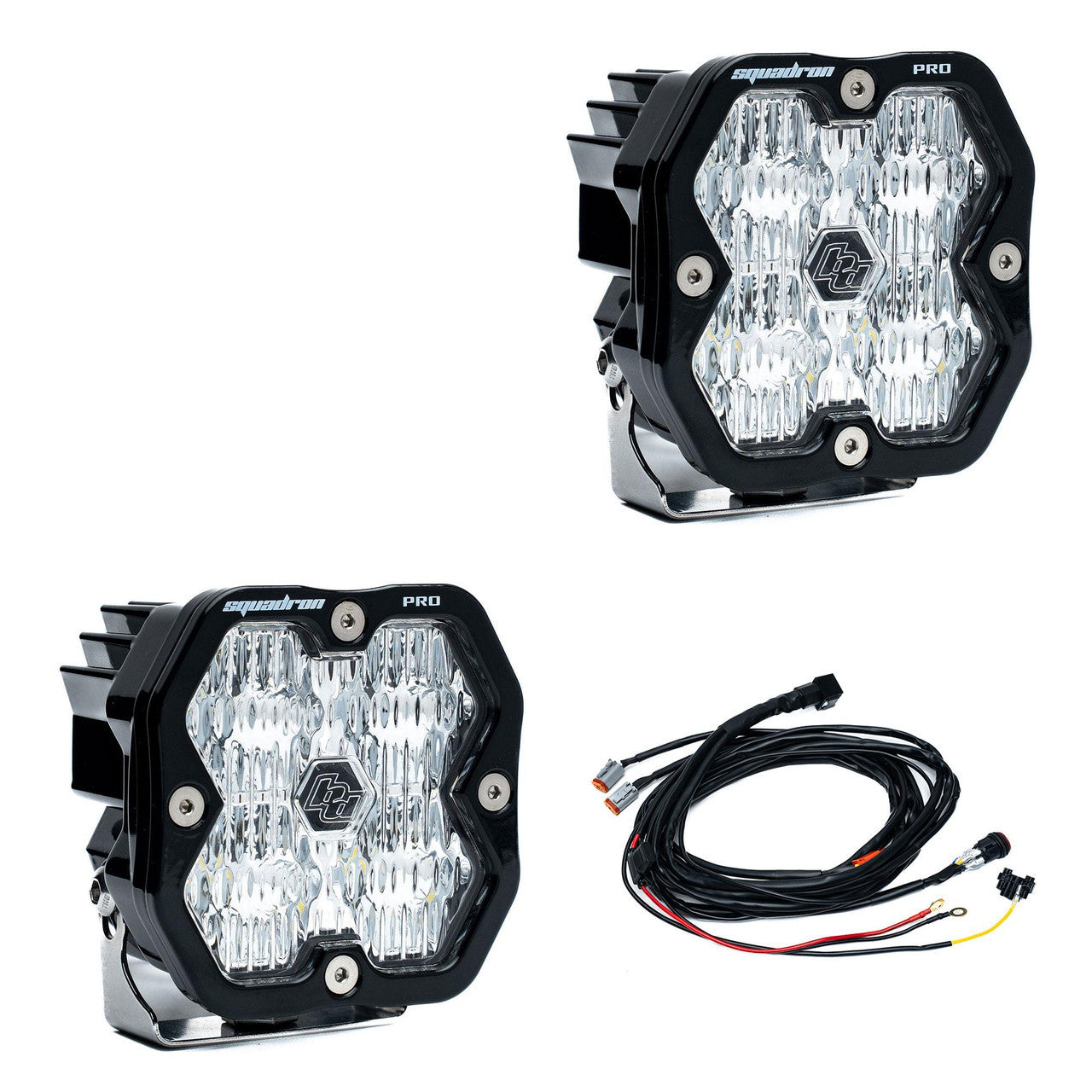 Squadron 2.0 Pro Black LED Auxiliary Light Pod Pair - Universal