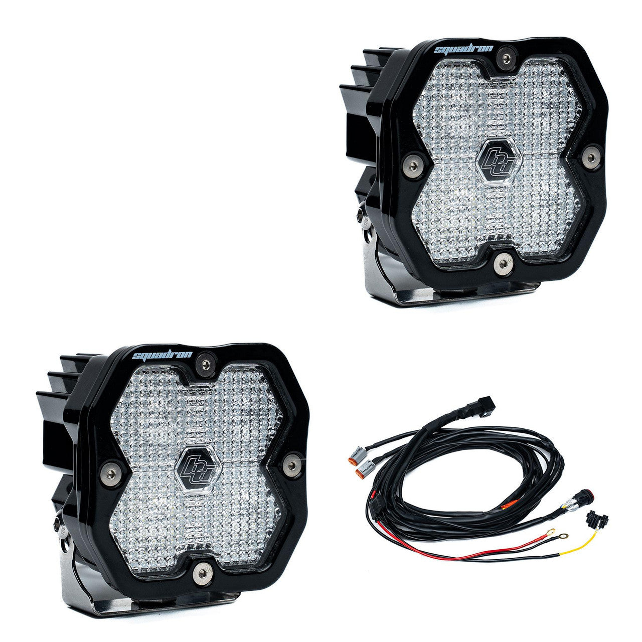 Squadron 2.0 Sport Black LED Auxiliary Light Pod Pair - Universal