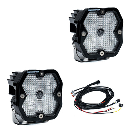 Squadron 2.0 Sport Black LED Auxiliary Light Pod Pair - Universal
