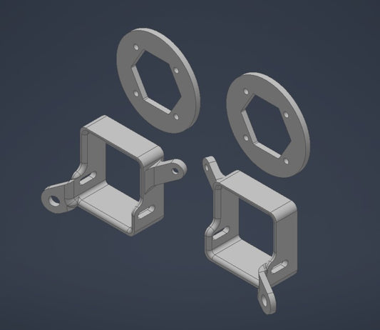 FJ Cruiser Baja Designs S1 Mirror Mount Brackets